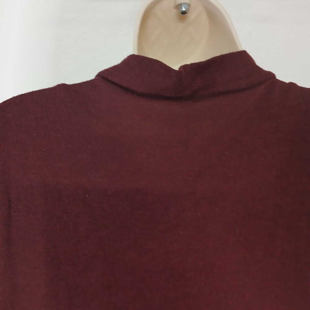 UEC Zenana Outfitters Maroon Long Sweater Duster with pockets size 3X - Picture 7 of 9